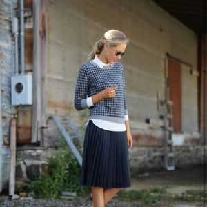 J. Crew Factory Charley sweater in houndstooth